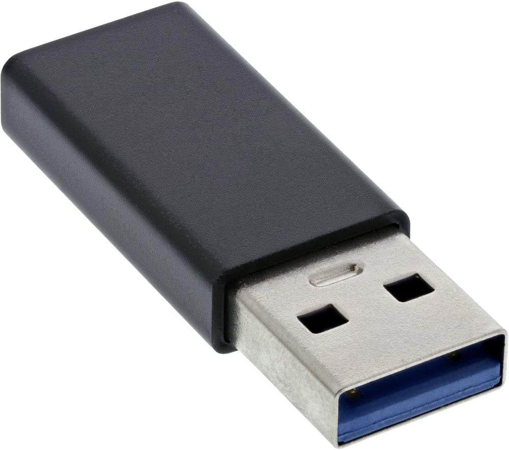 InLine® USB 3.2 Gen.2 Adapter, USB-A Stecker auf USB Typ-C Buchse