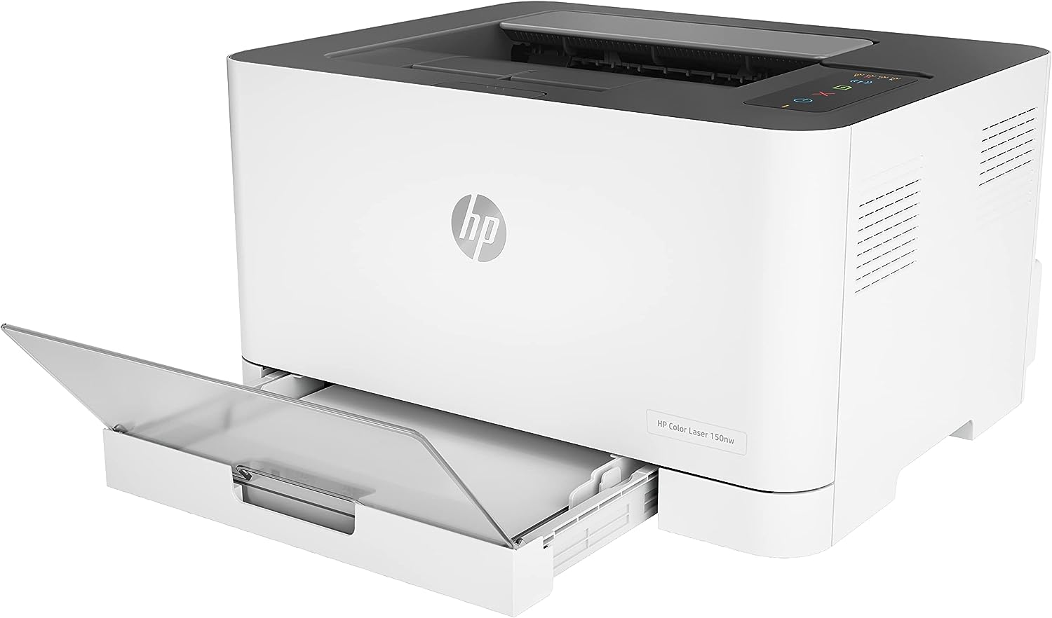 HP Color Laser 150nw Farb-Laserdrucker (Drucker, USB, LAN, W-LAN), weiß-grau 