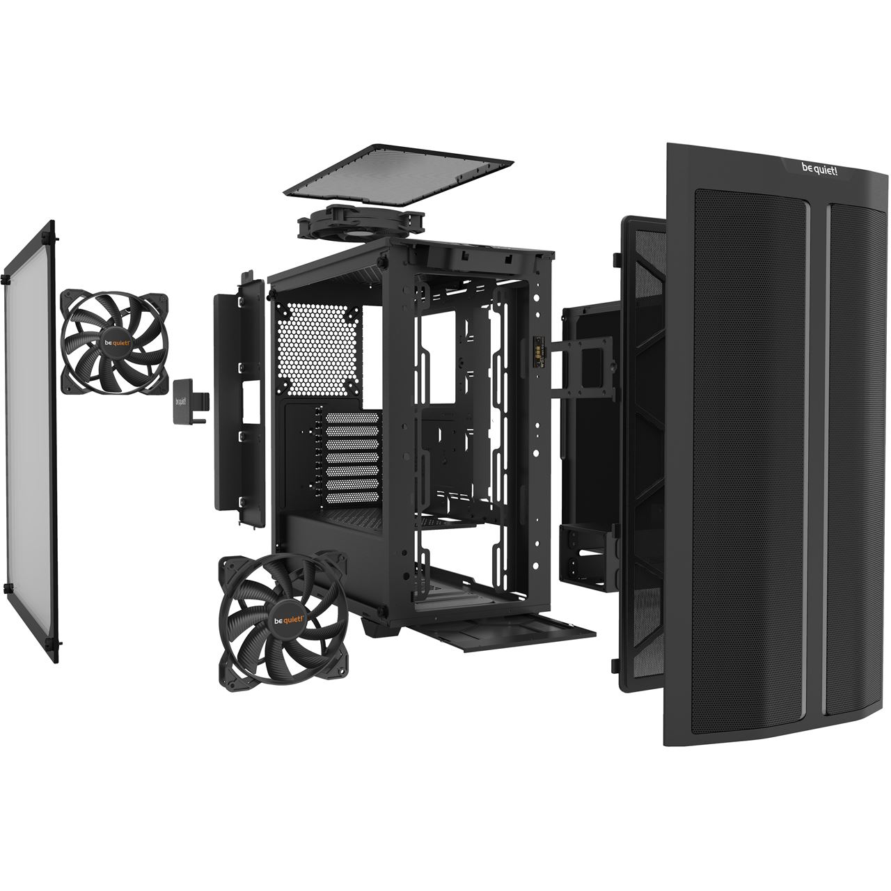 be quiet! Pure Base 500DX (BGW37) - Midi Tower schwarz (ohne Netzteil)