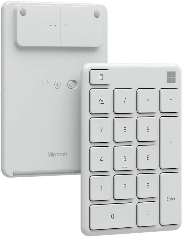 Microsoft Number Pad (23O-00029) - Ziffernblock BT grau Bluetooth