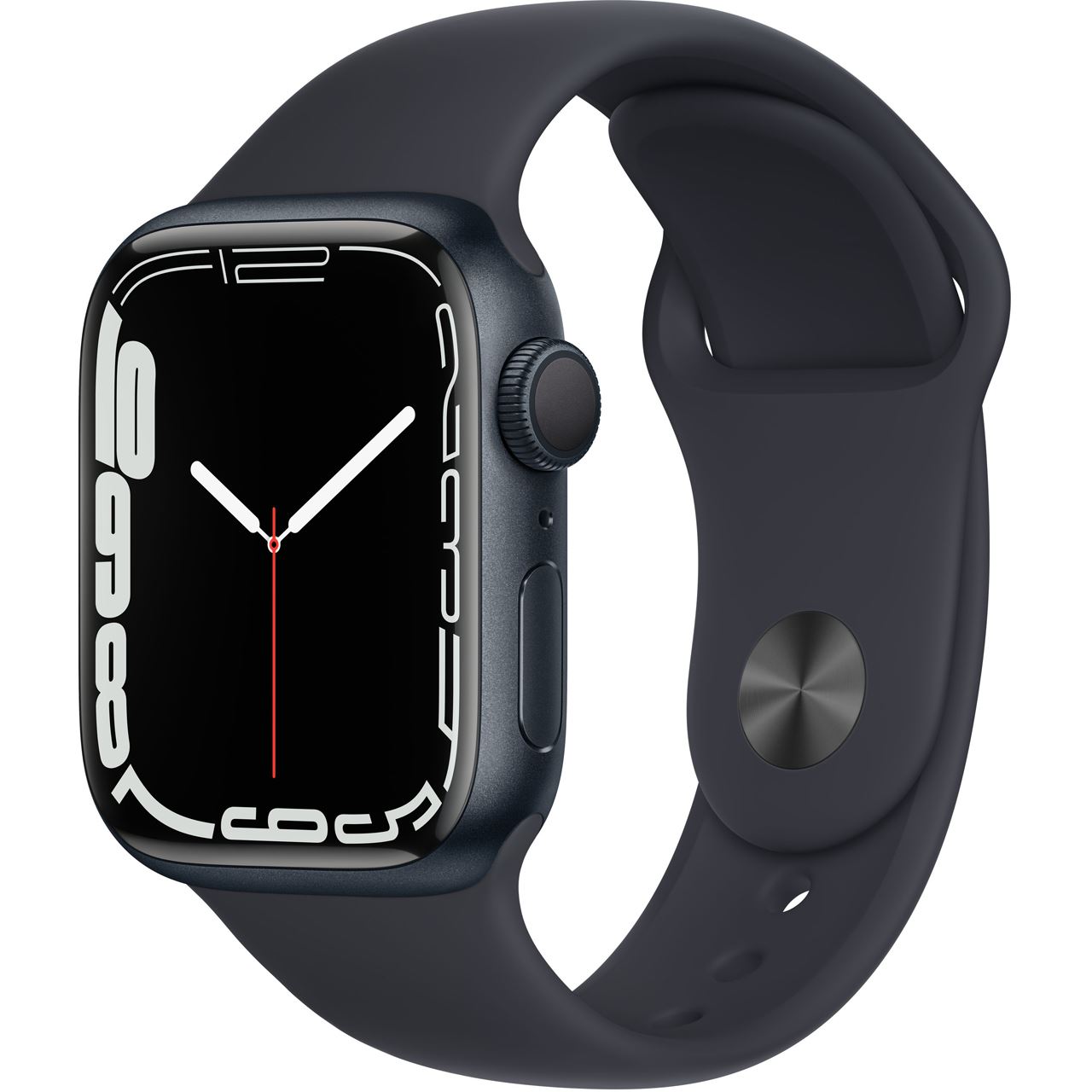 Apple Watch 7 GPS 41mm (MKMX3FD/A) - Mitternacht Sportarmband