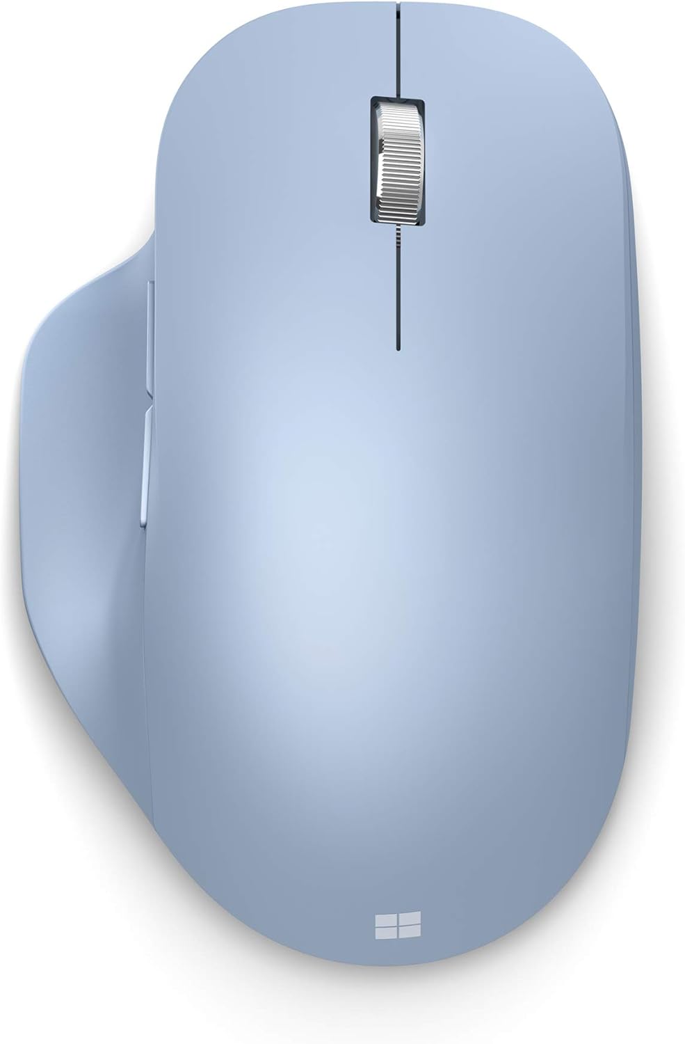 Microsoft Bluetooth Ergonomic Mouse (222-00052) - Maus - ergonomisch - optisch - kabellos - Bluetooth 5,0 LE - Pastellblau