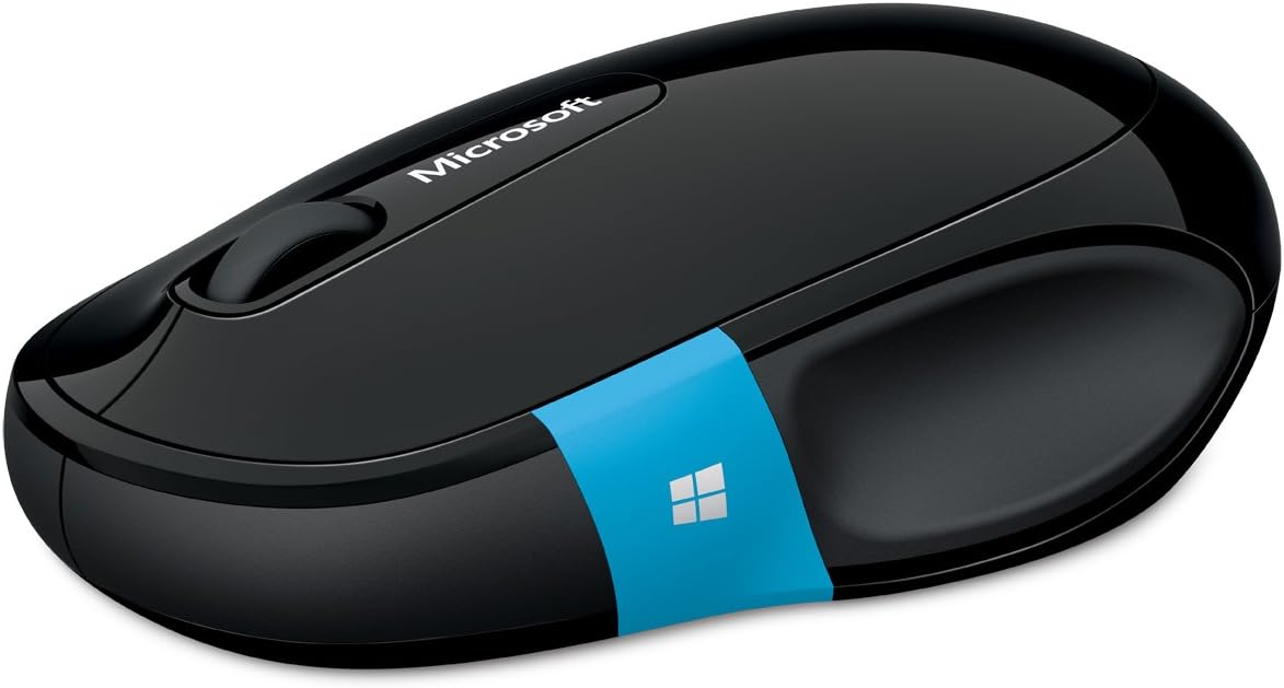 Microsoft Sculpt Comfort Mouse Maus (H3S-00001) - optisch, 4000 dpi, 3 Tasten, drahtlos, Bluetooth, schwarz