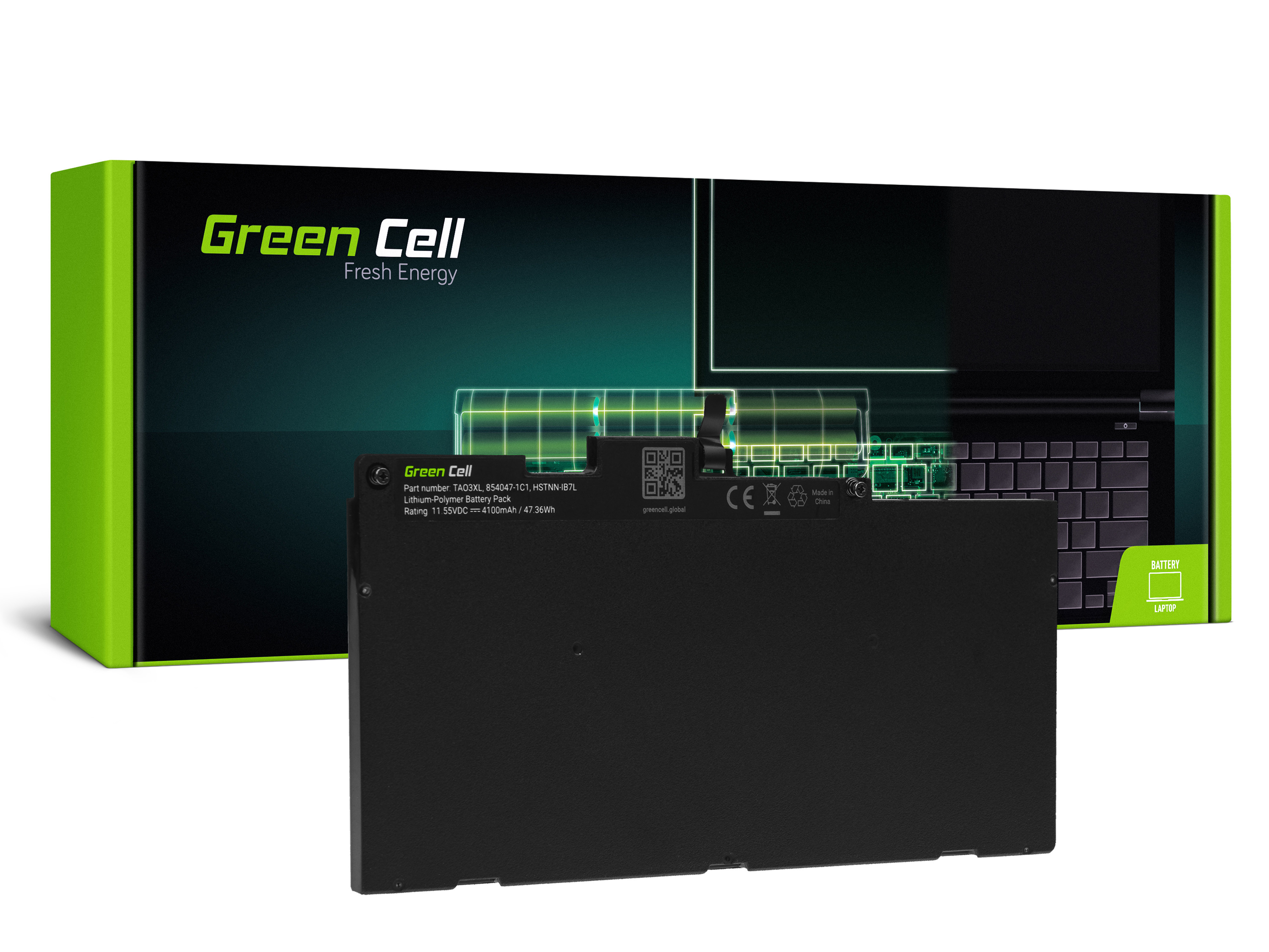 Green Cell Laptop Akku (HP169) - TA03XL für HP EliteBook 745 G4 755 G4 840 G4 850 G4, HP ZBook 14u G4 15u G4, HP mt43
