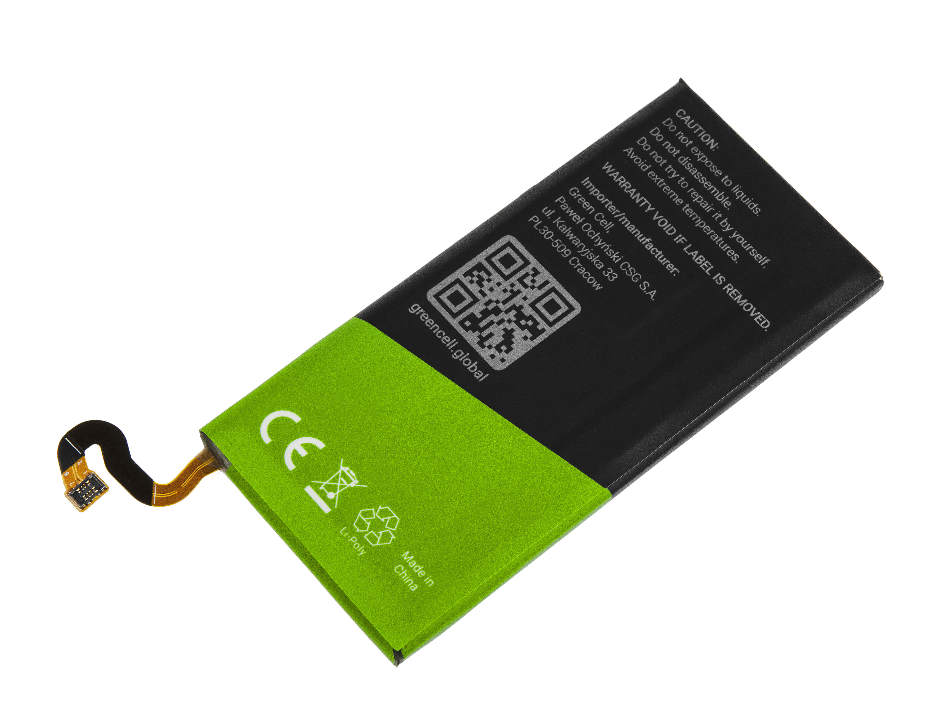 Green Cell Akku (BP96) - für Handy EB-BG950ABA für Samsung Galaxy S8 G950F