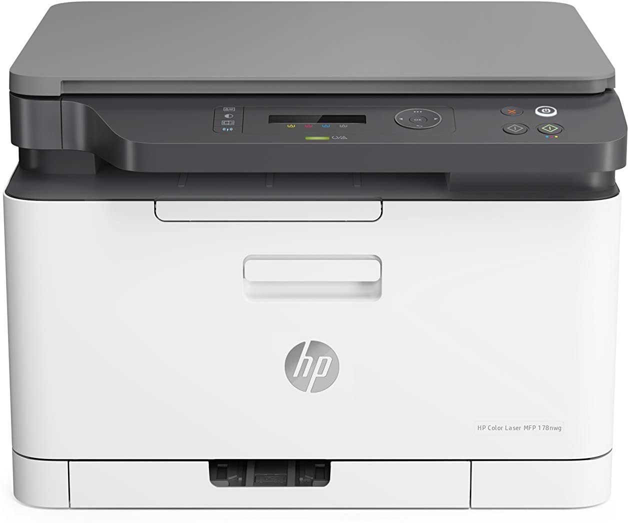 HP Laser 178nw (3-in-1) FARB- Laser-Multifunktionsdrucker (Laserdrucker, Kopierer, Scanner) 