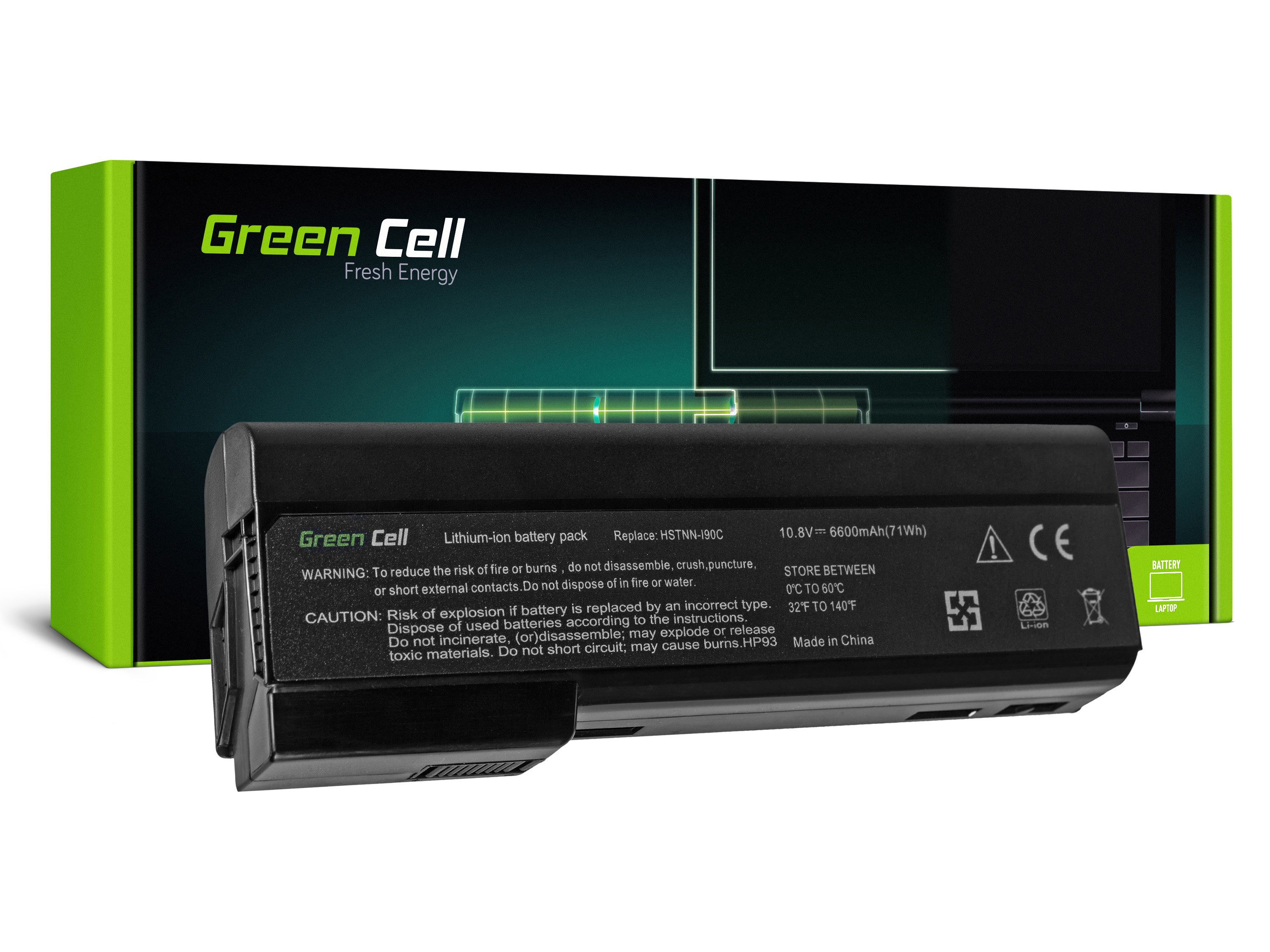 Green Cell Laptop Akku (HP93) - CC06XL für HP EliteBook 8460p 8460w 8470p 8560p 8570p ProBook 6460b 6560b 6570b