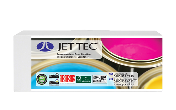 kompatibler Toner Jet Tec (ersetzt TN241/TN242C) für Brother DCP9015CDW, 9017CDW, 9020CDW, 9022CDW.. cyan