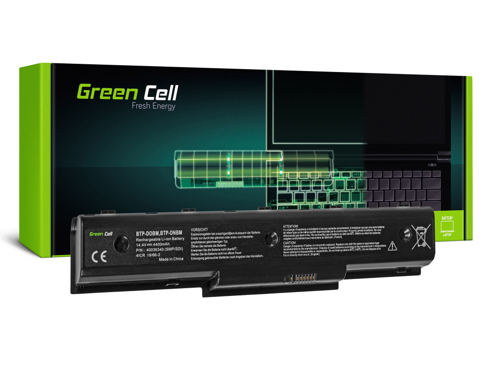 Green Cell Laptop Akku (MD03) - BTP-D0BM BTP-DNBM BTP-DOBM 40036340 für Medion Akoya E7218 P7624 P7812 MD98770