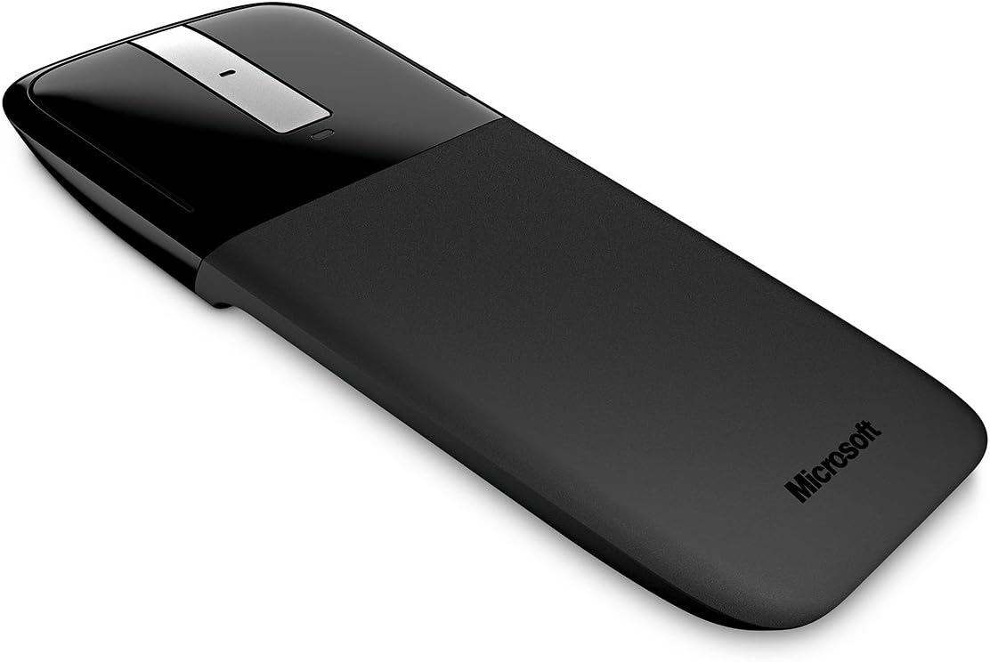  Microsoft Arc Touch Mouse (RVF-00050) - Maus, kabellos, für Rechts- und Linkshänder geeignet,  schwarz