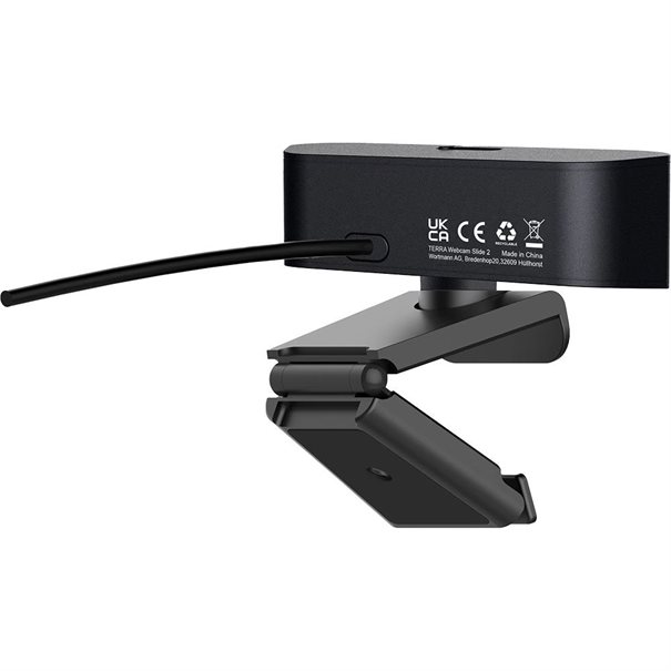 TERRA (2920216) Webcam Slide 2 mit Schieber (C1919) Full-HD, Auto Focus, Stereo Mic, Privacy Slider