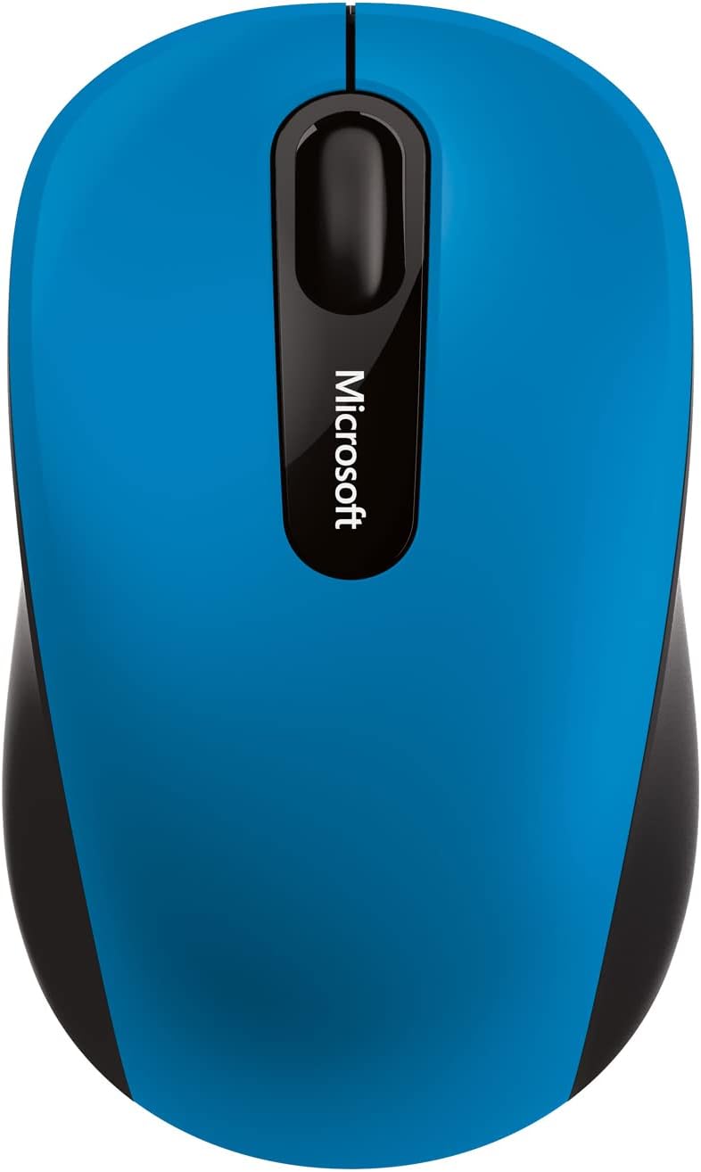 Microsoft Bluetooth Mobile Mouse 3600 (PN7-00003) - Maus, blau, kabellos über Bluetooth, für Rechts- und Linkshänder geeignet