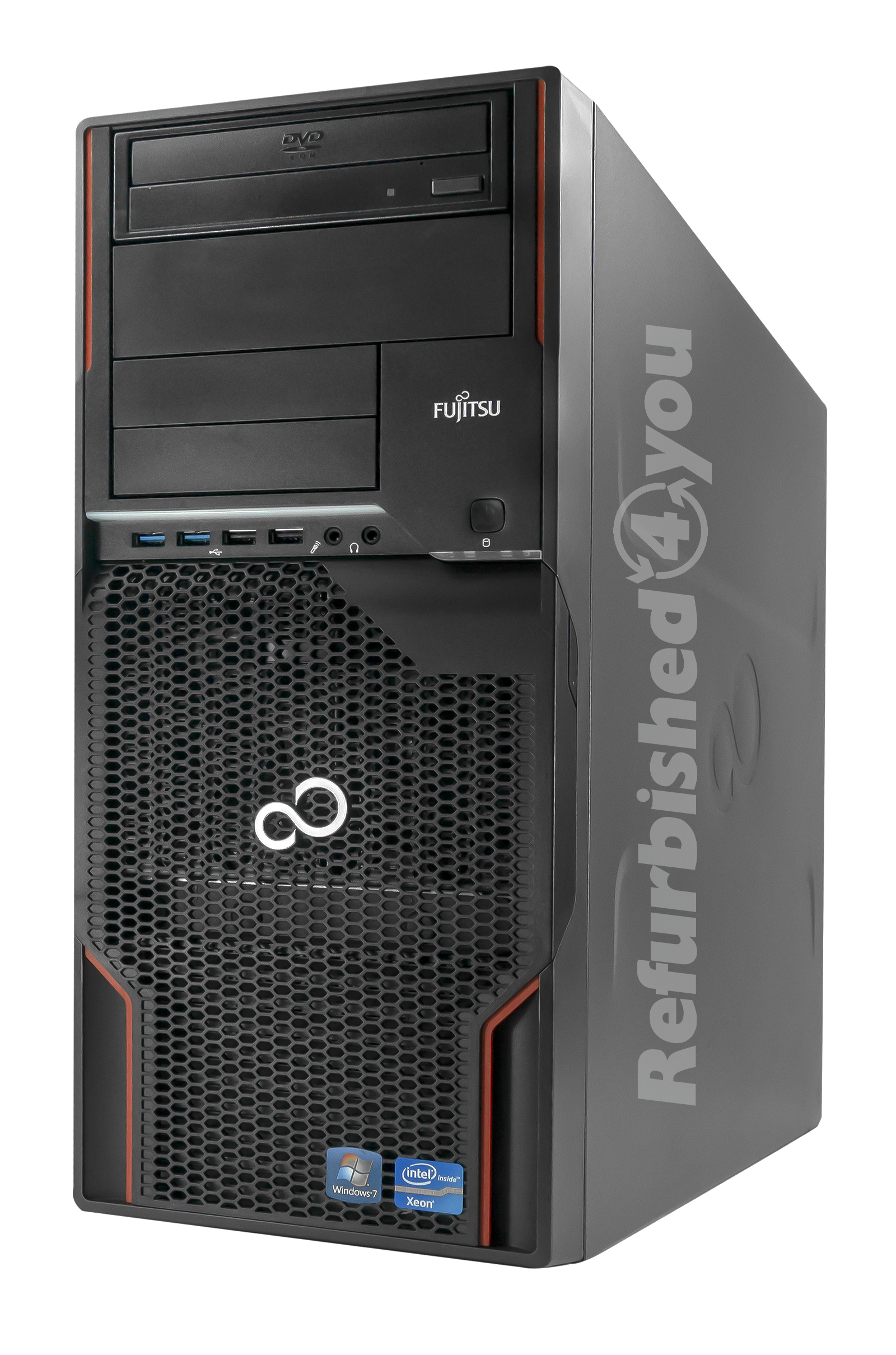 Fujitsu Celsius M720 (Workstation) - Xeon E5-1620 3,6Ghz 16GB 240GB SSD DVD Quadro K4000 Win10Pro
