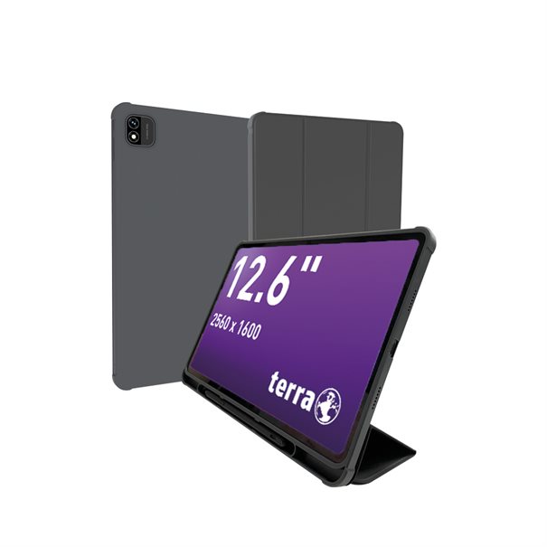 TERRA PAD 1201 (1220183) - 12,6" Multi-Touch FHD Display MTK8781 Octa Core 8GB RAM 256GB interner Speicher LTE Android 14