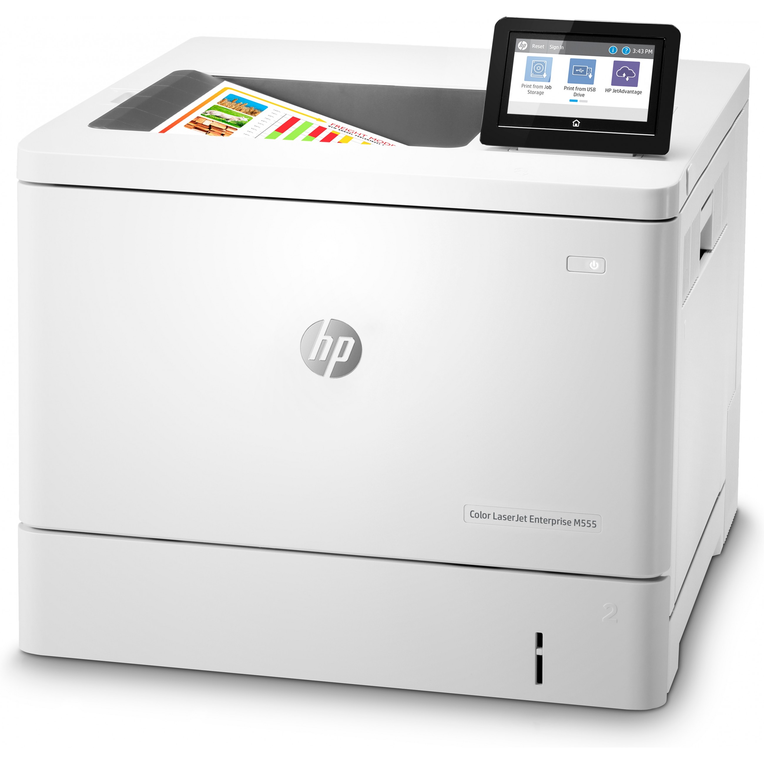 HP Color LaserJet Enterprise M555dn (7ZU78A#B19) - Drucker - Farbe - Duplex - Laser