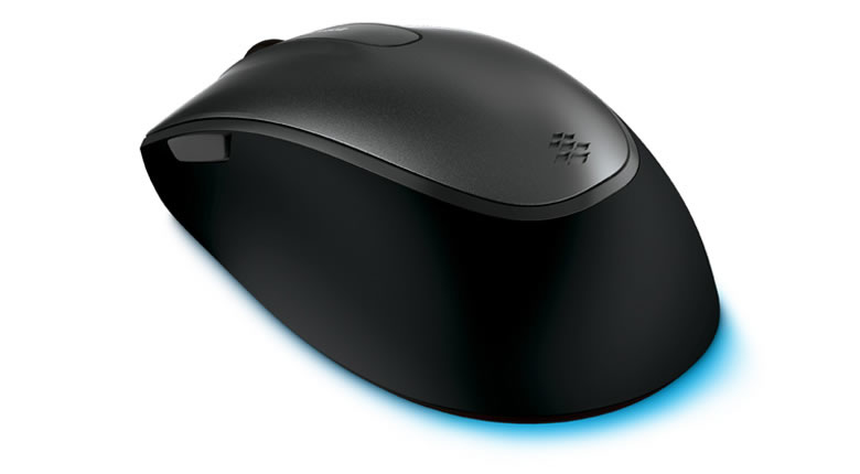 Microsoft Comfort Mouse 4500 (4FD-00023) - kabelgebunden, für Rechts- und Linkshänder geeignet, schwarz und grau