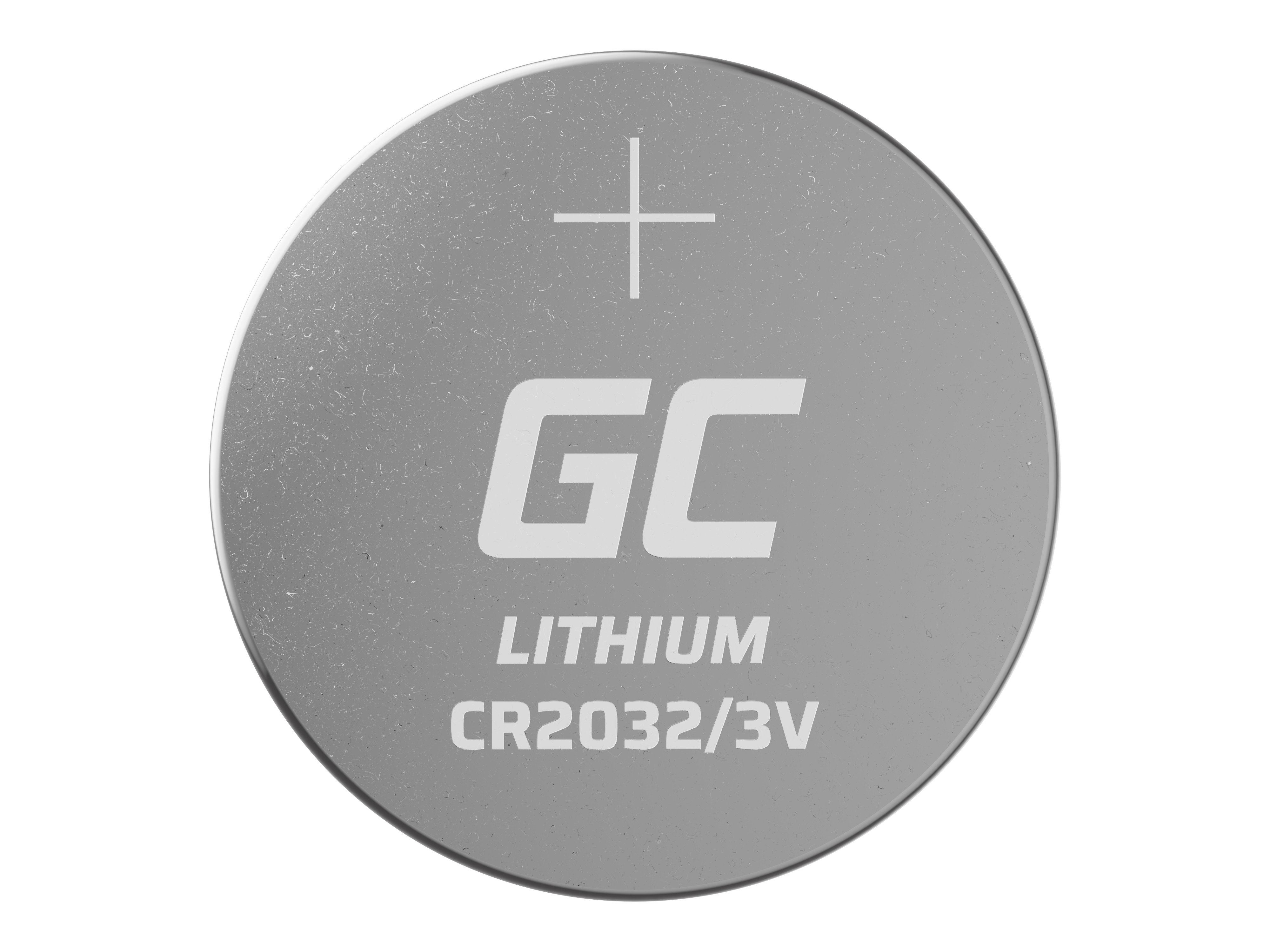 Green Cell Blister (XCR01) - 5x Lithiumbatterie CR2032 3V 220mAh Button