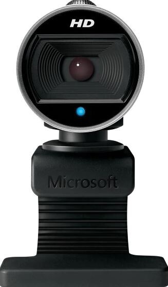 Microsoft LifeCam Cinema (6CH-00002) - Webcam (5 Megapixel, 1280 x 720 Pixel, USB 2.0), schwarz