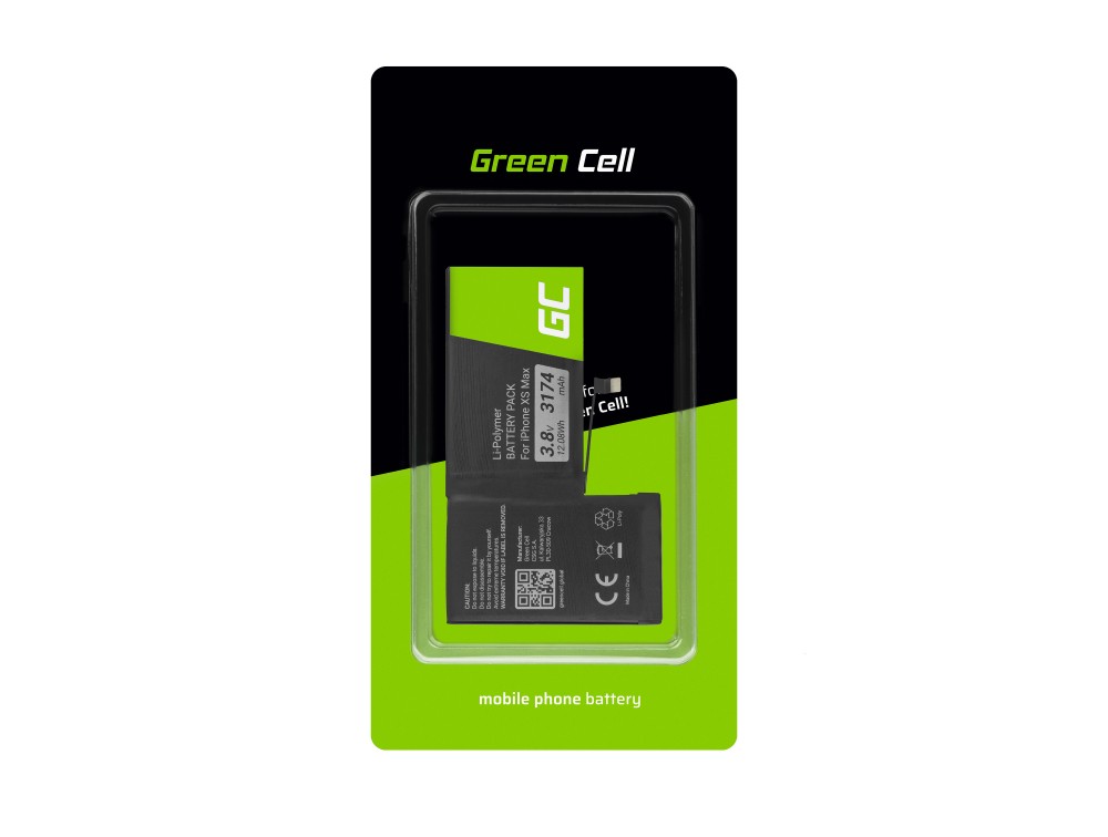 Green Cell Akku (BP142) - für Handy A2101 für Apple iPhone XS Max