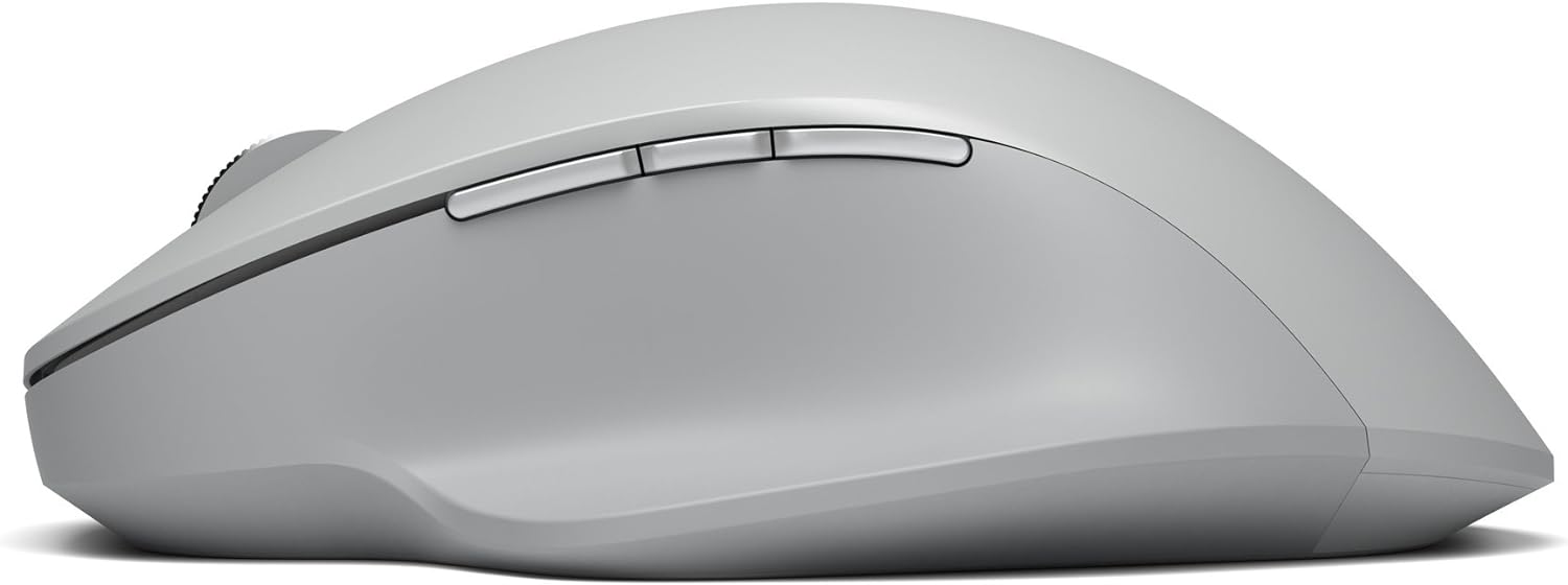 Microsoft Precision Maus (FTW-00002) - USB/Bluetooth, silber / grau