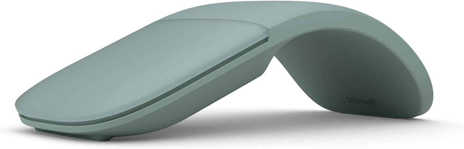 Microsoft Surface Arc Maus (ELG-00041) - Salbeigrün - optisch, 2 Tasten, kabellos, Bluetooth 4.0