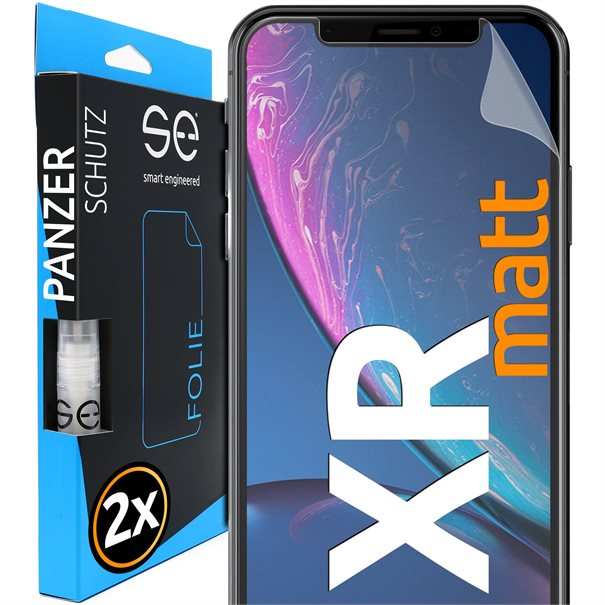 2x se® 3D Schutzfolie (entspiegelt) Apple Iphone XR