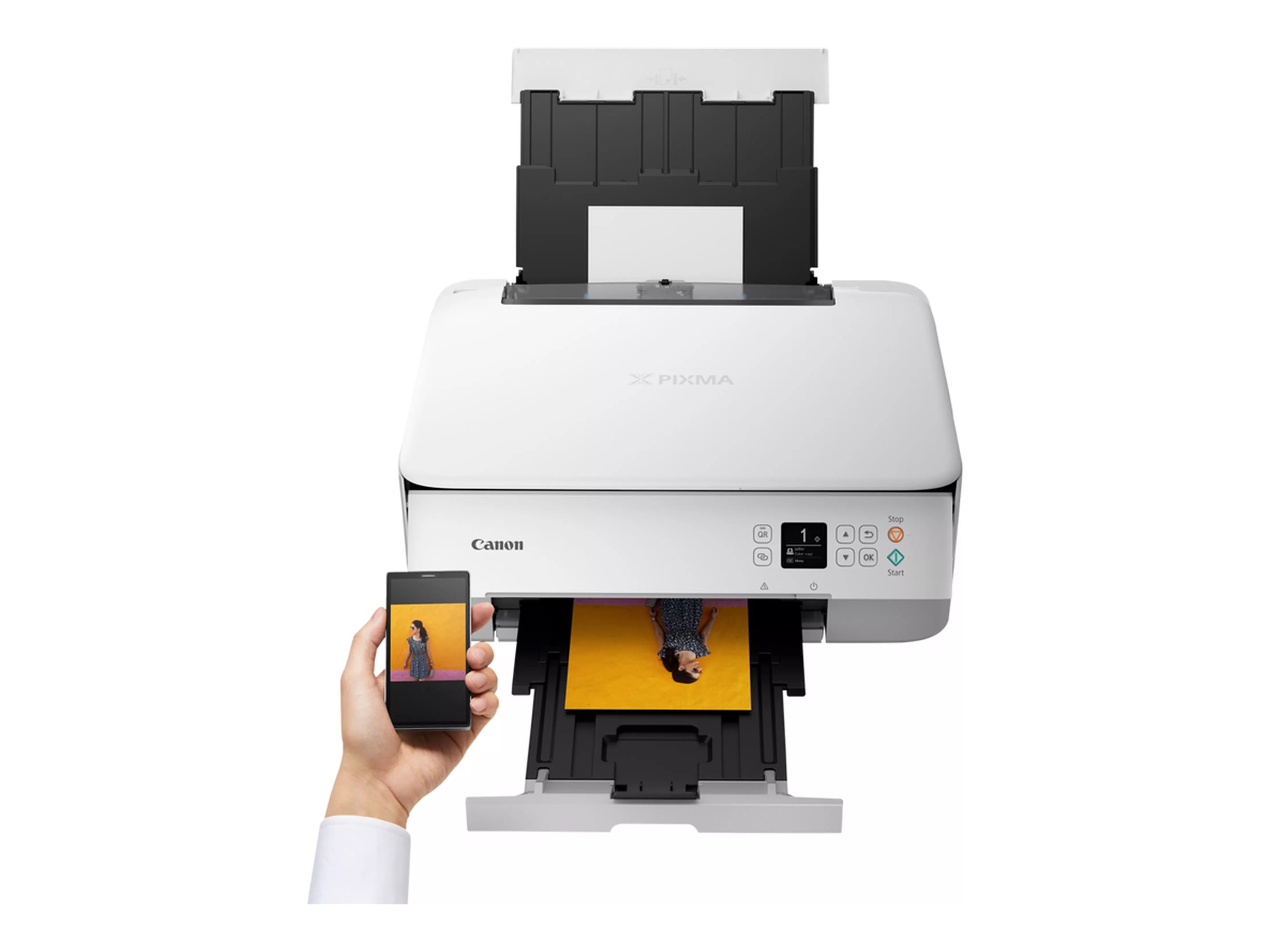 Canon PIXMA TS5351i Multifunktionsdrucker 3in1 (Tintenstrahl, Drucken, Kopieren, Scannen, A4, WLAN) weiß
