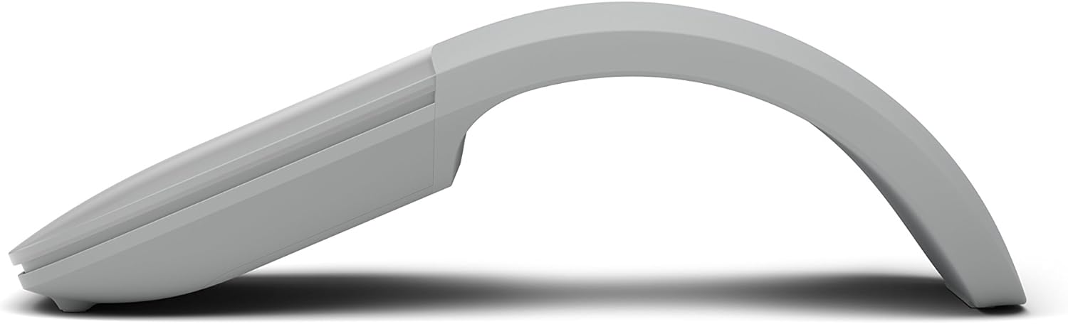 Microsoft Surface Arc Maus (CZV-00002) - Hellgrau - optisch, 2 Tasten, kabellos, Bluetooth 4.0