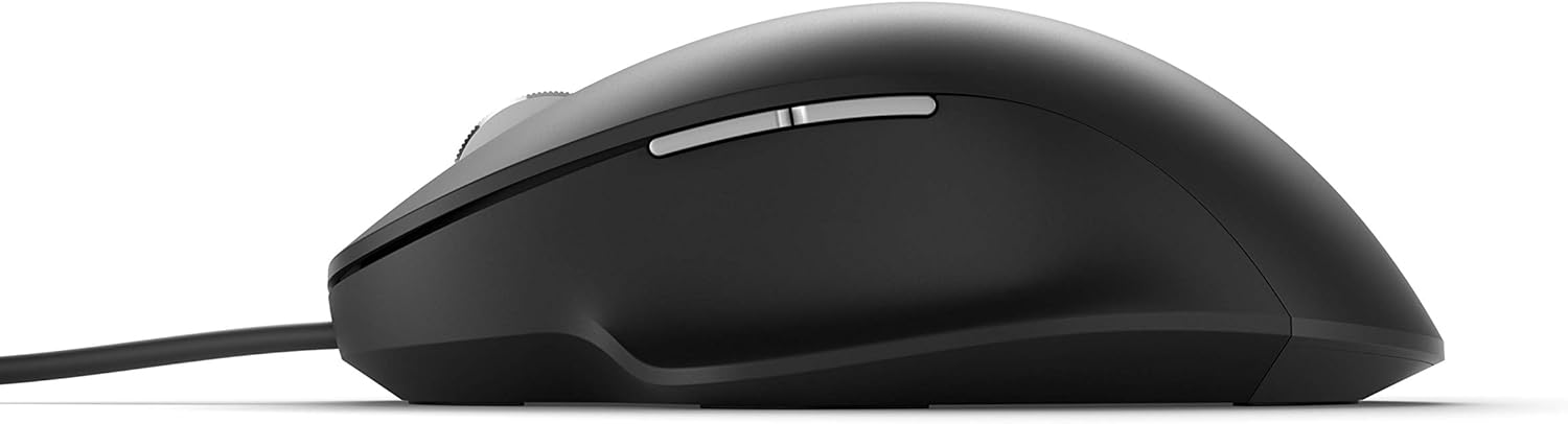 Microsoft Ergonomic Desktop (RJU-00006) - Set mit Maus und Tastatur, deutsches QWERTZ Tastaturlayout, schwarz, ergonomisch, kabelgebunden)