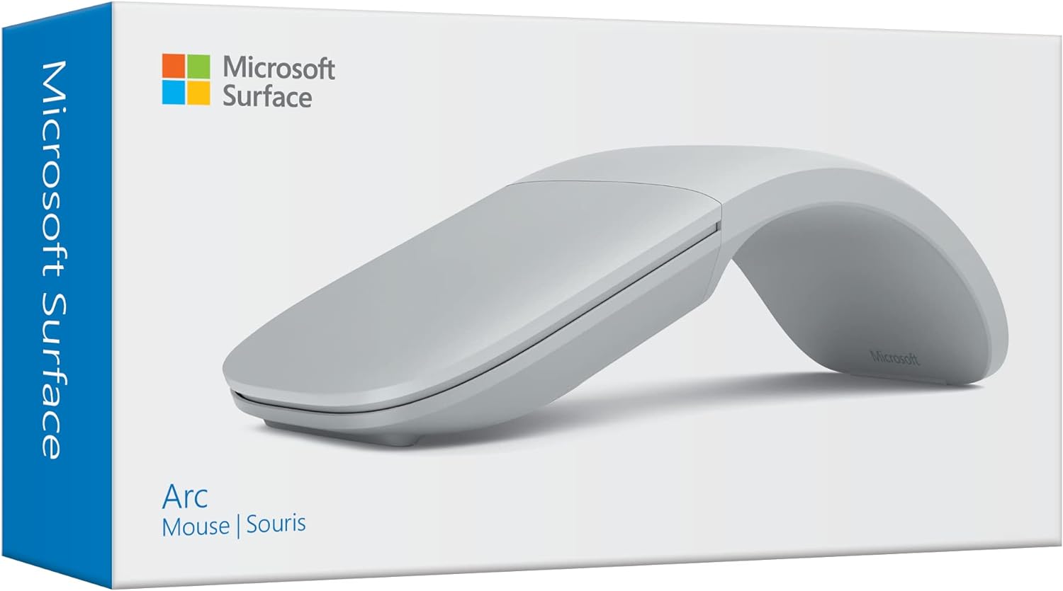 Microsoft Surface Arc Maus (CZV-00002) - Hellgrau - optisch, 2 Tasten, kabellos, Bluetooth 4.0