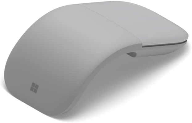Microsoft Surface Arc Maus (CZV-00002) - Hellgrau - optisch, 2 Tasten, kabellos, Bluetooth 4.0