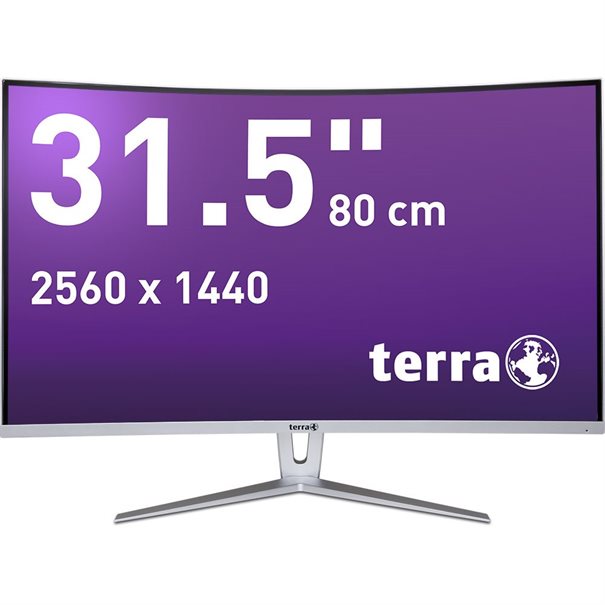 TERRA LCD/LED 3280W (3030031) CURVED 2560 x 1440 (WQHD) 250 cd/m² 5 ms DP/HDMI Lautsprecher Vesa 100x100