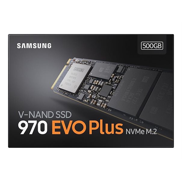 500GB Samsung 970 Evo Plus M.2 2280 PCIe 3.0 x4 NVMe 1.3 3D-NAND TLC (MZ-V7S500BW)