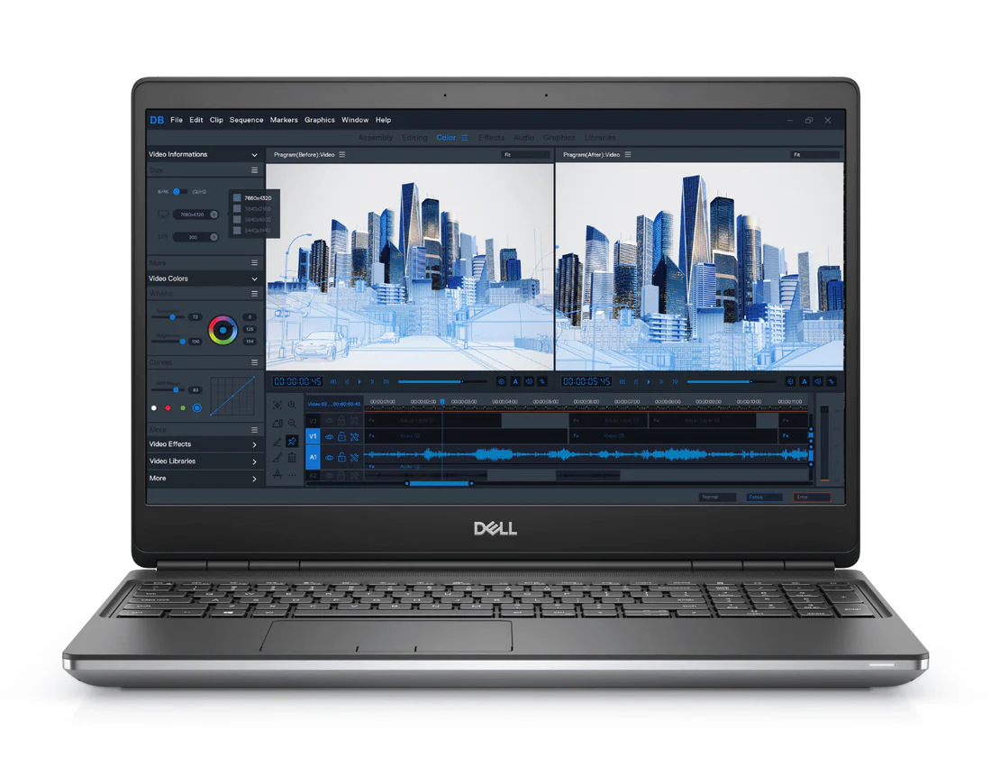 Dell Precision 7560 - 15,6" (39,6 cm) 1920x1080 Core i7-11850H 2,5Ghz 32GB 512GB SSD RTX A2000 WLAN BT Win11Pro