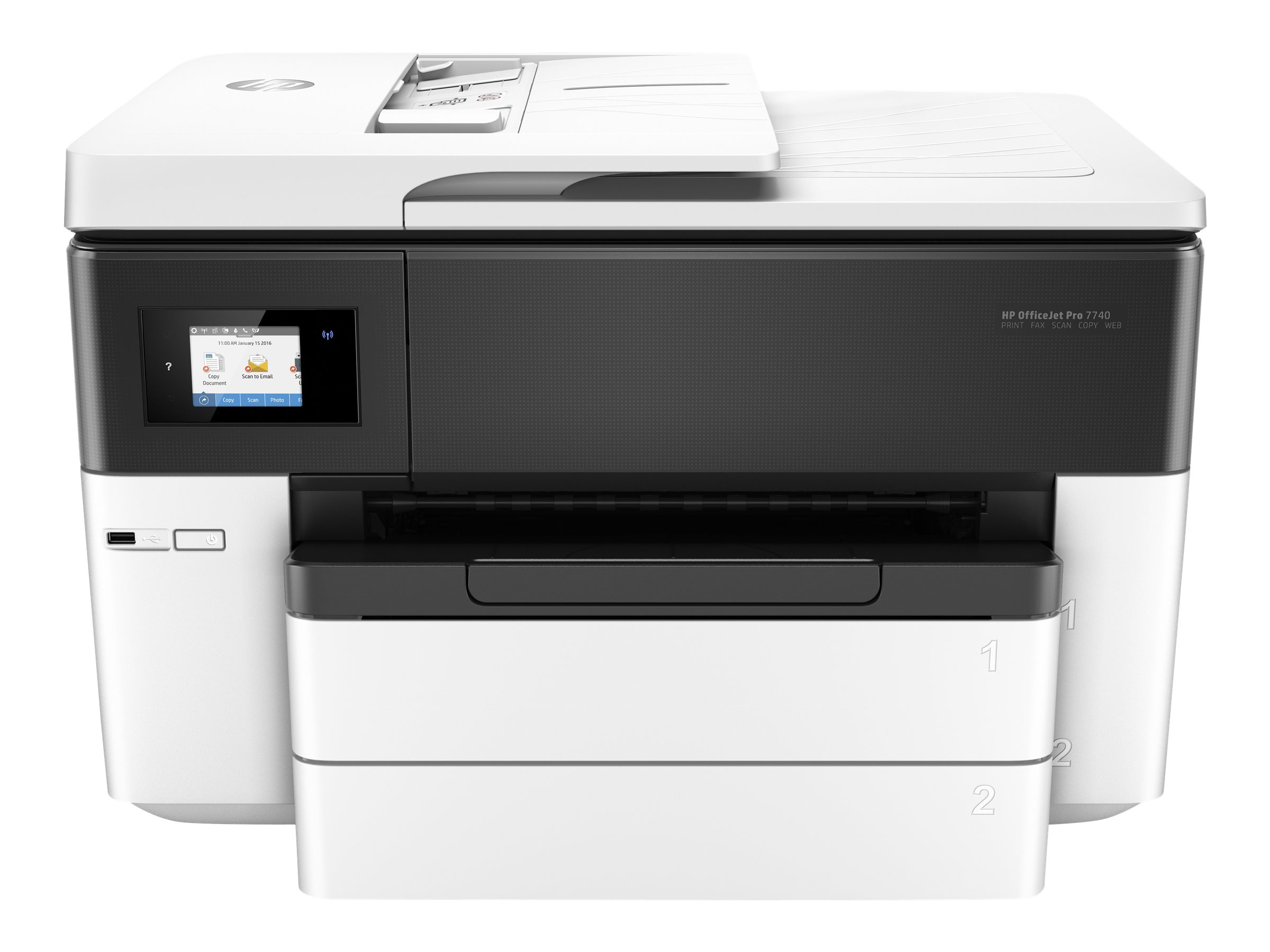 HP OfficeJet Pro 7740 A3-Multifunktionsdrucker 4-in-1 (DIN A3, Drucker, Scanner, Kopierer, Fax, WLAN, Duplex..)