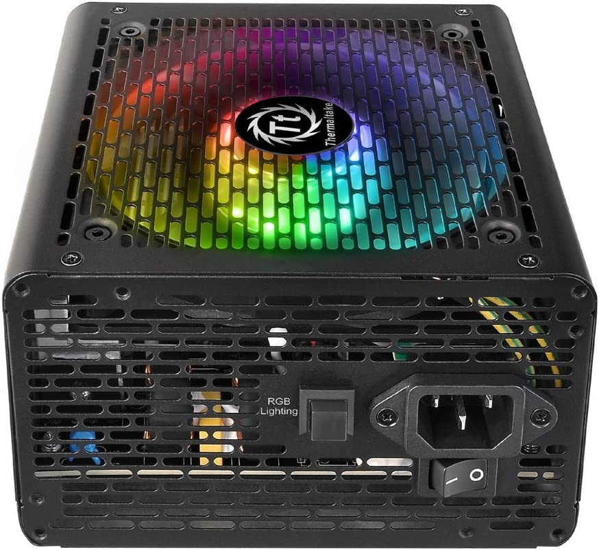 700W Netzteil Thermaltake Smart RGB PC-ATX-Netzteil 80-Plus leiser 120 Lüfter, schwarz