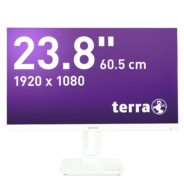 TERRA LCD/LED 2465W PV (3030222) - 23.8 Zoll (60.5cm), 1920 x 1080 Full-HD (HDMI, DP, USB-C) weiß