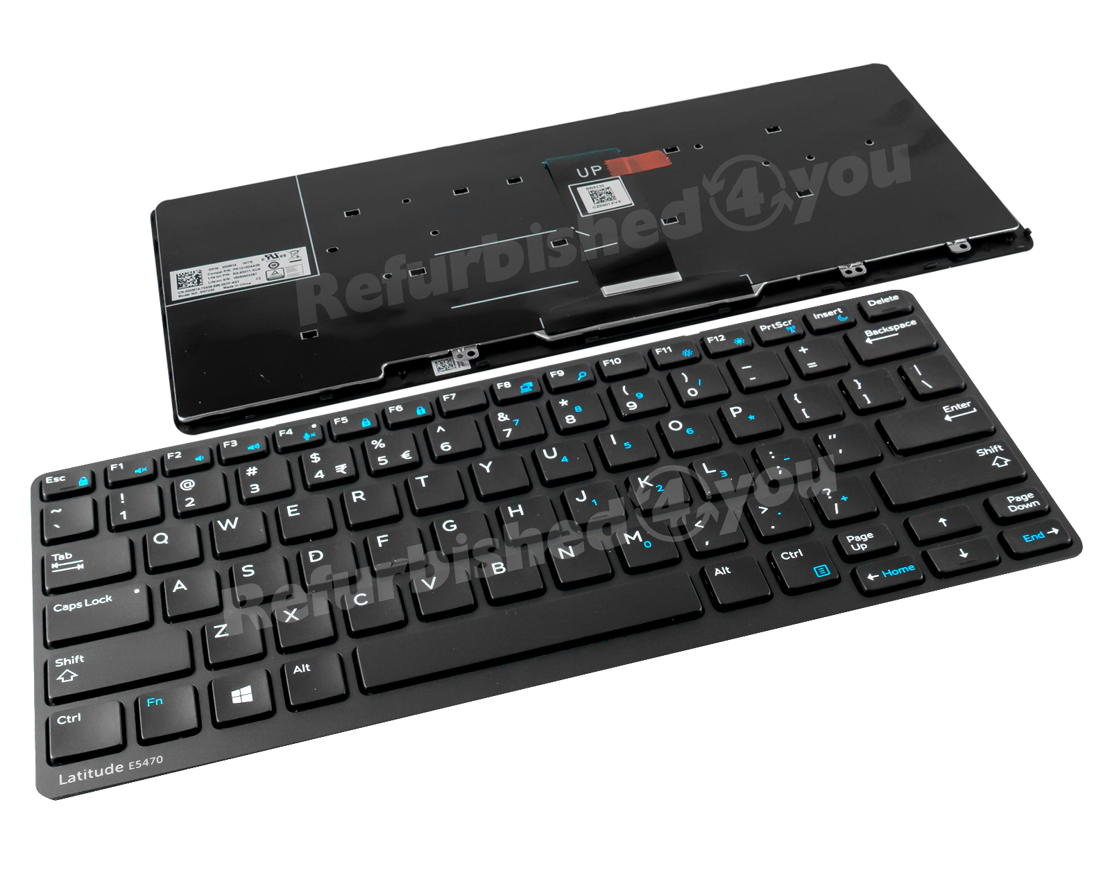 Original Tastatur QWERTY / US für DELL Latitude E5470 mit Rahmen / Tastatur ohne TrackPoint, ohne Backlight