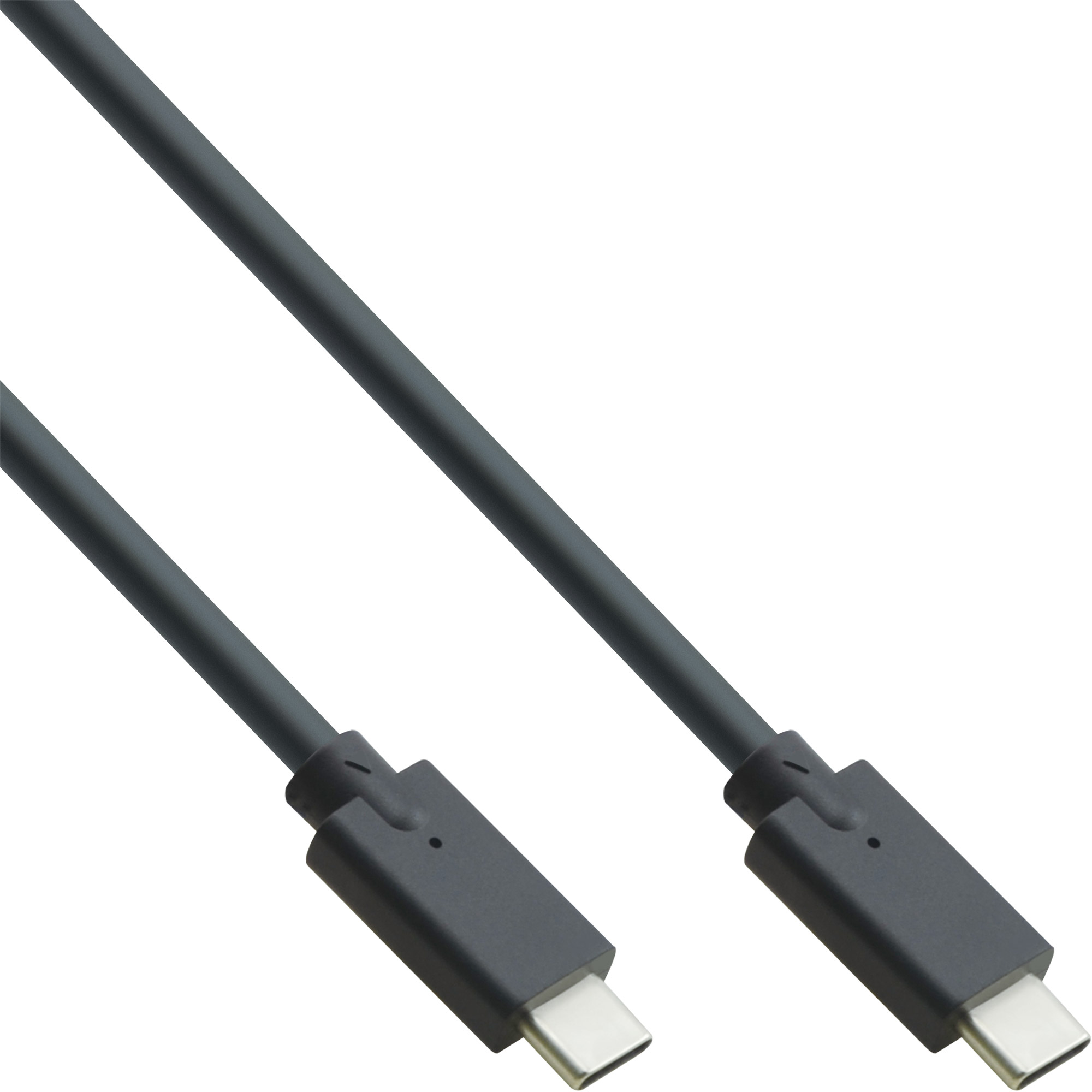 InLine® USB 3.2 Gen.2 Kabel, USB Typ-C Stecker/Stecker, schwarz, 1m