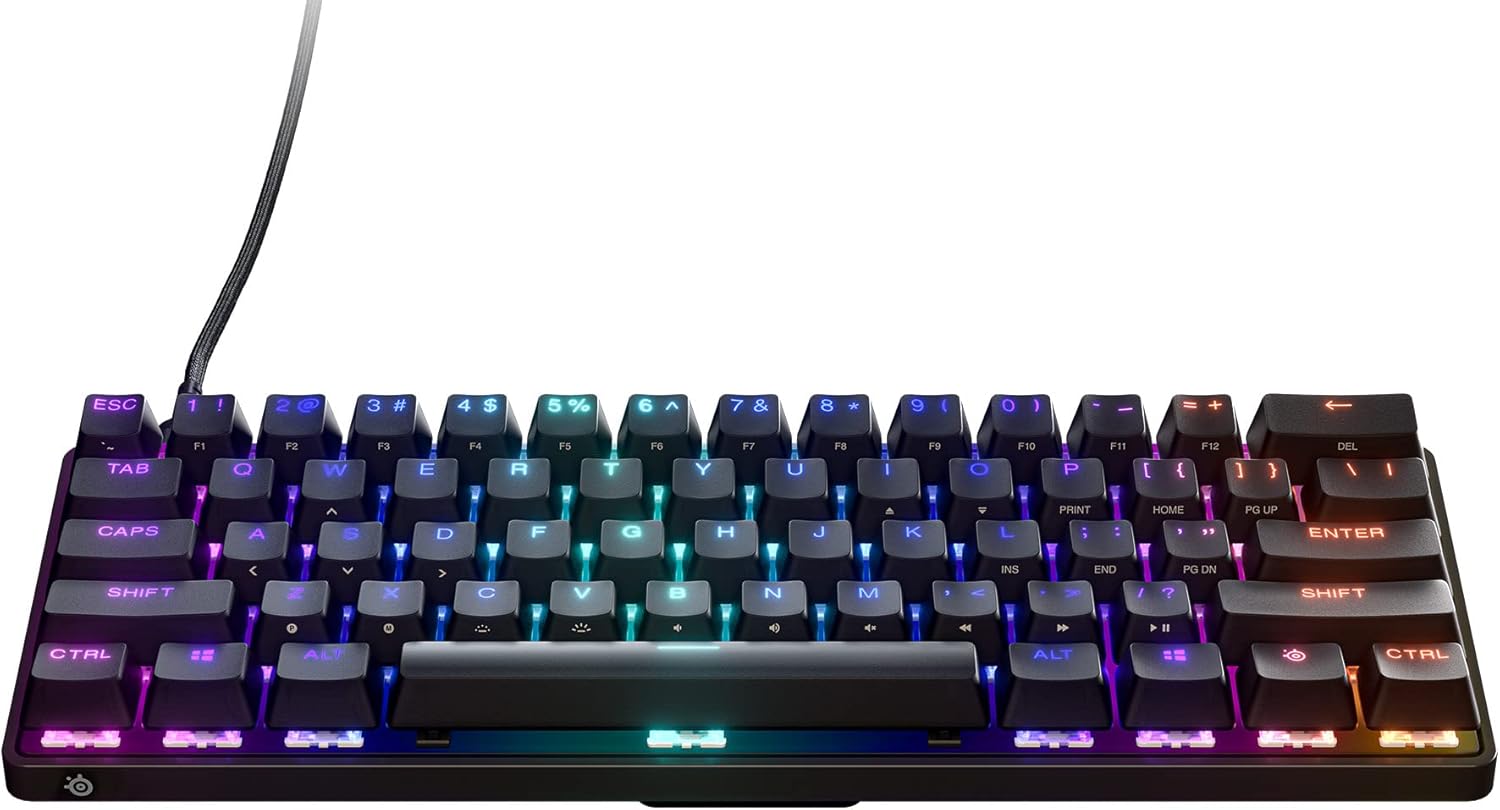 SteelSeries Apex 9 Mini (QWERTY) Amerikanisches Layout - Mechanische Gaming-Tastatur