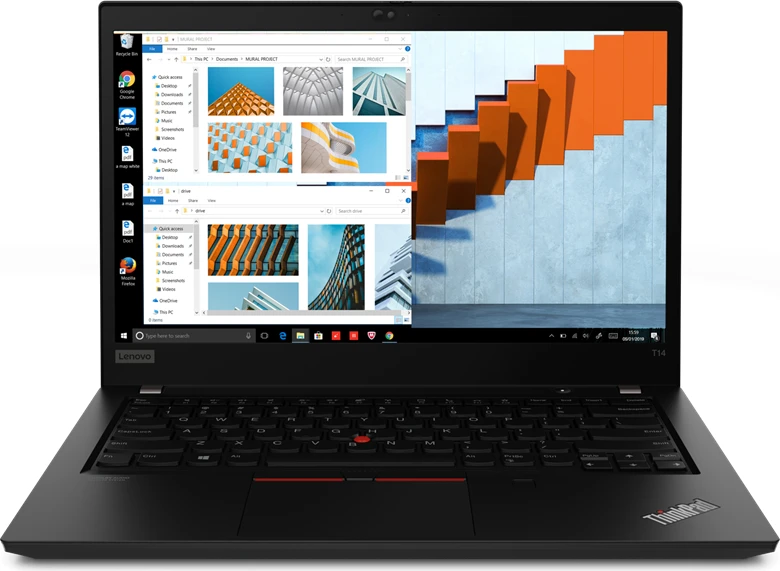 Lenovo ThinkPad T14 (20S1) - 14" (35,6cm) 1920x1080 Core i5-10310U 1,7Ghz 16GB 256GB SSD WLAN BT Win11Pro
