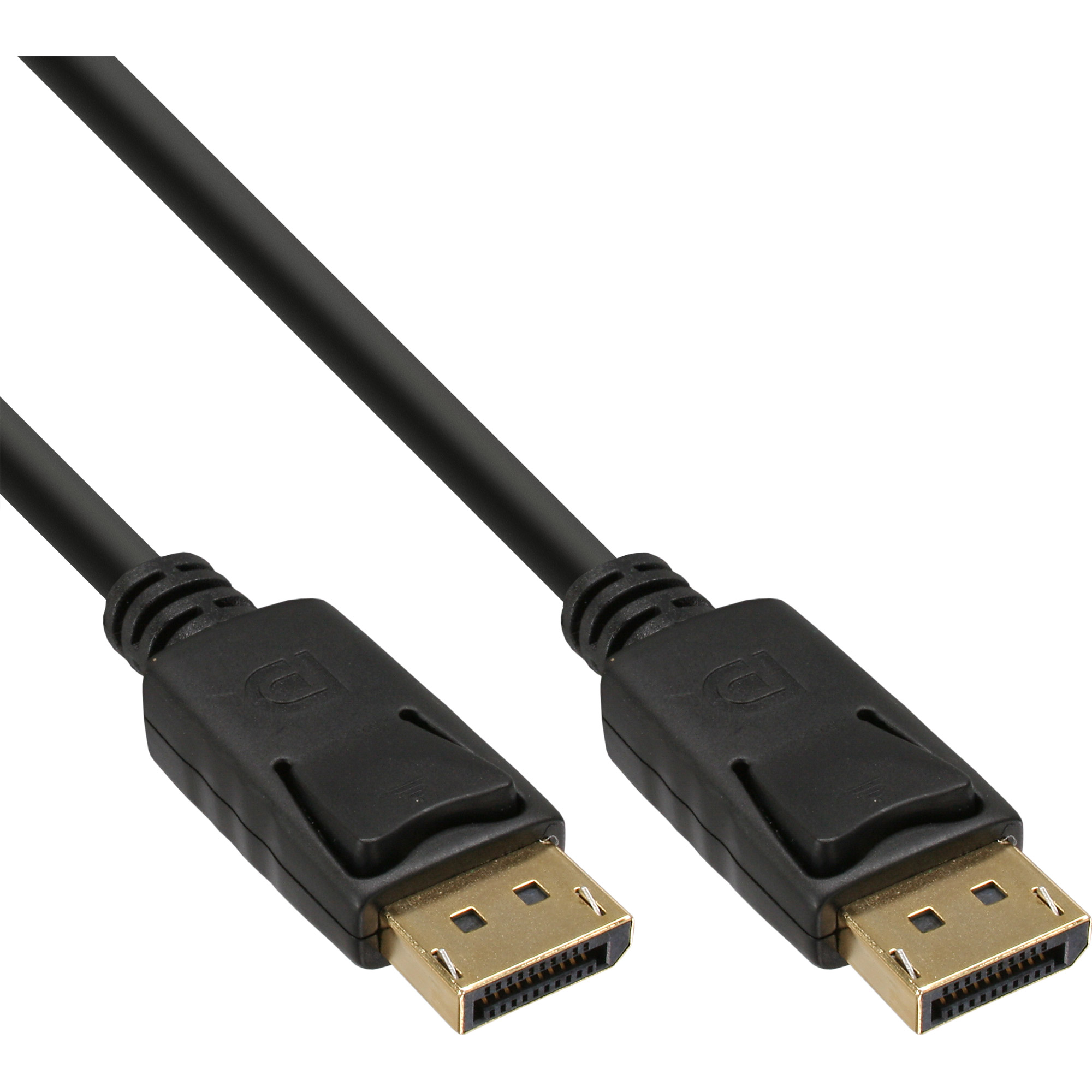 InLine® DisplayPort Kabel, schwarz, vergoldete Kontakte, 3m