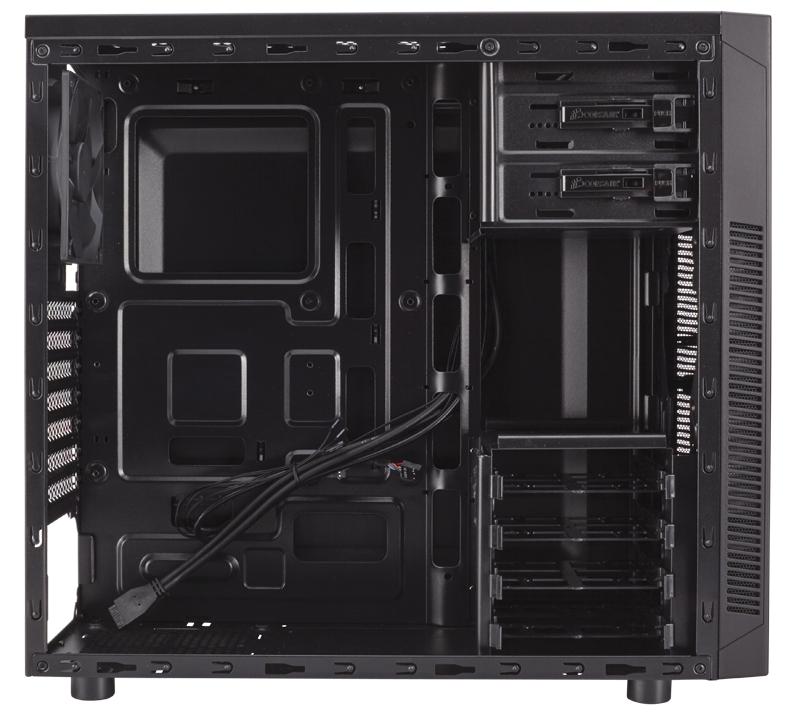 Corsair Carbide Series 100R PC-Gehäuse (Seitenfenster Mid-Tower ATX) schwarz (ohne Netzteil)