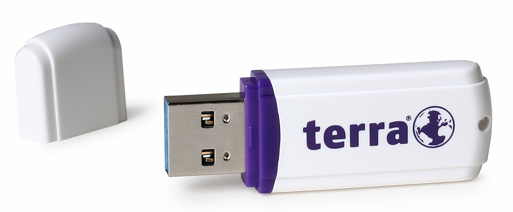 TERRA USThree USB3.0 Stick 64GB 120/30, weiß