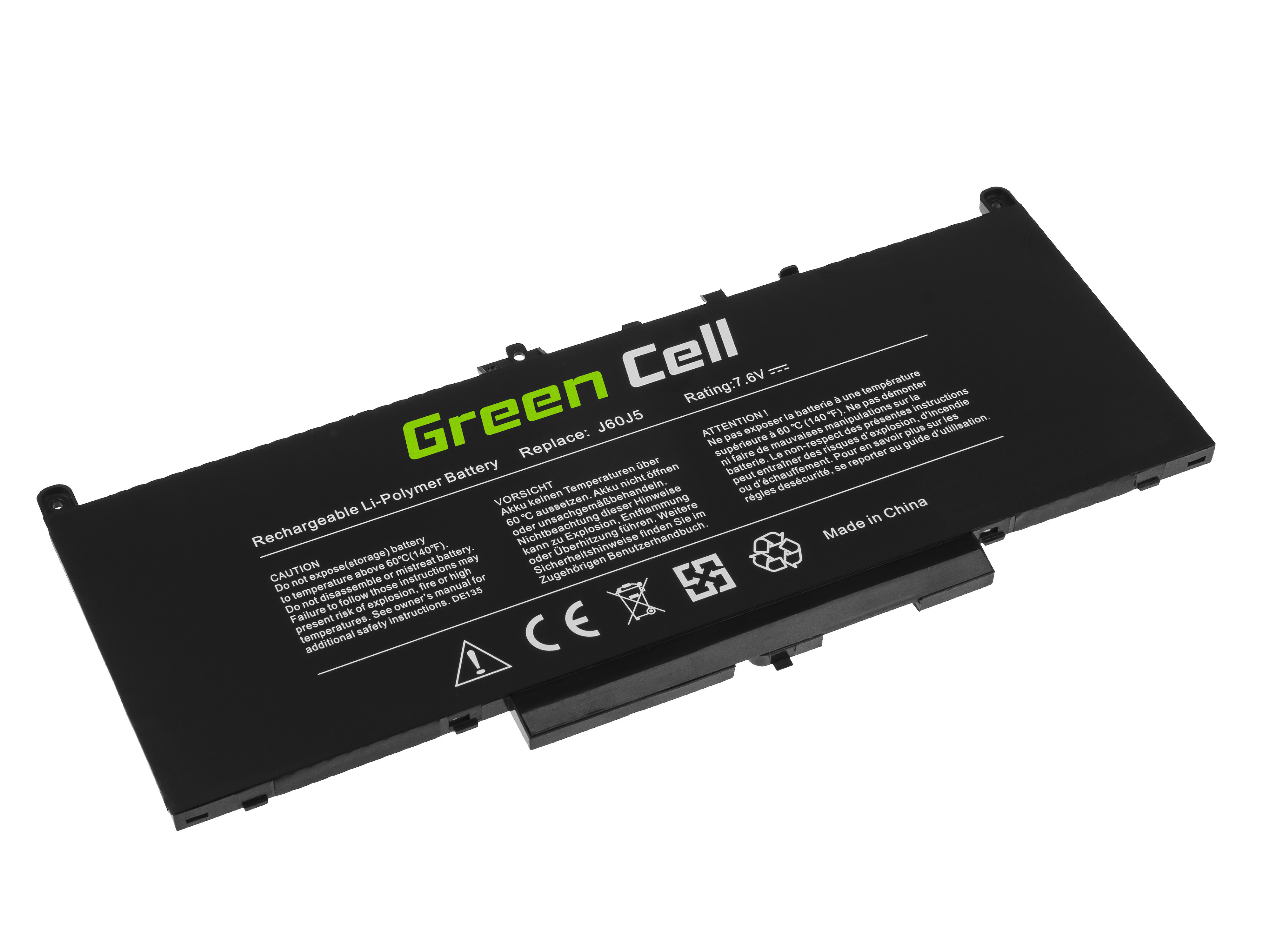 Green Cell Laptop Akku (DE135) - J60J5 für Dell Latitude E7270 E7470