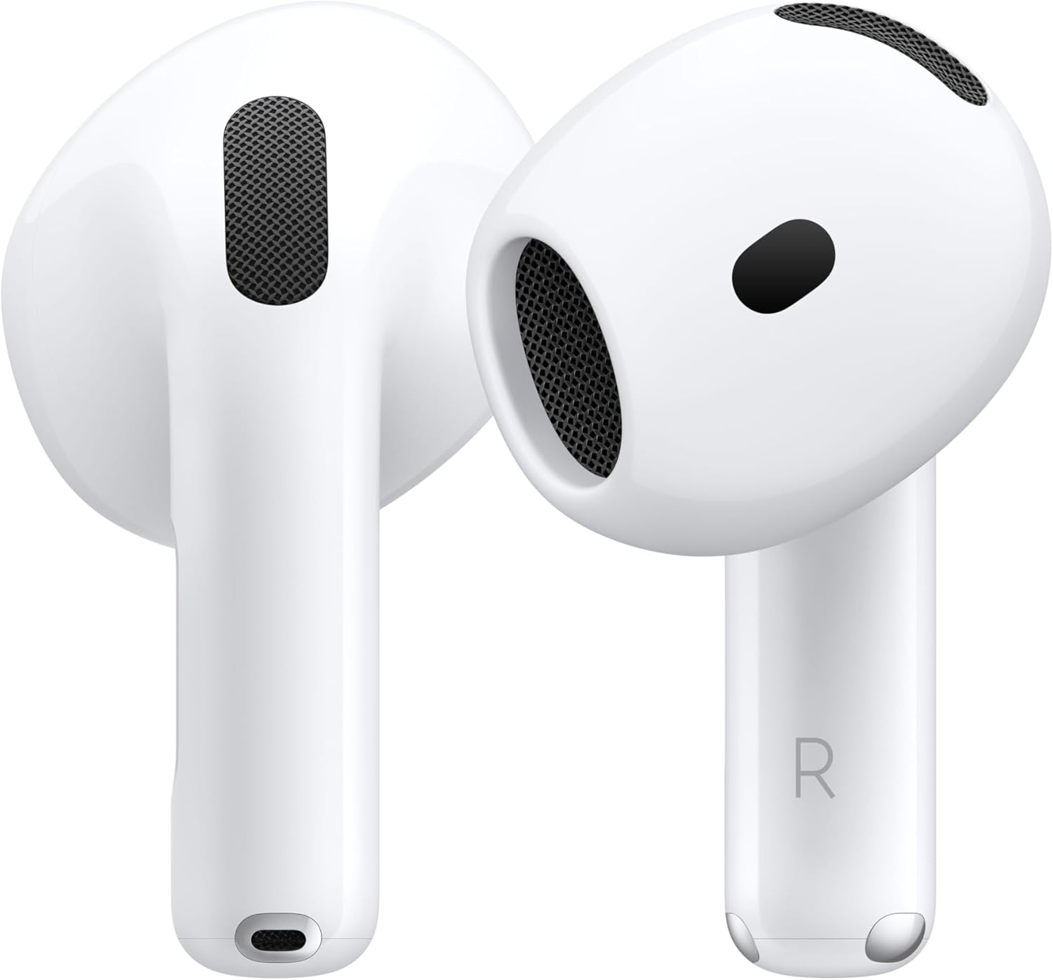 Apple AirPods 4 (2024) Kabellose Kopfhörer, Bluetooth Kopfhörer mit aktiver Geräuschunterdrückung, USB-C Ladecase, Kabelloses Laden