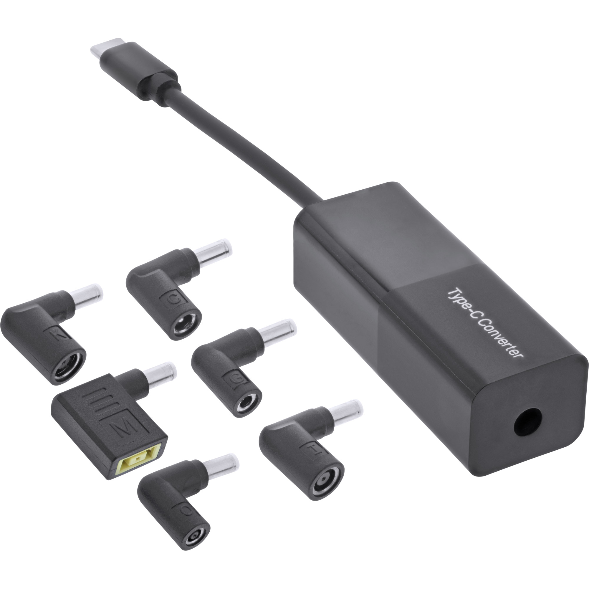 InLine® Notebook Netzteil zu USB Typ-C 7-in-1 Lade-Set