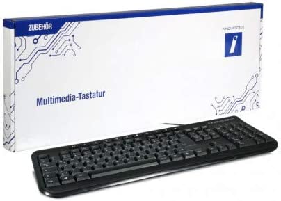 USB Tastatur (Kabel) Innovation IT USB schwarz Multimedia