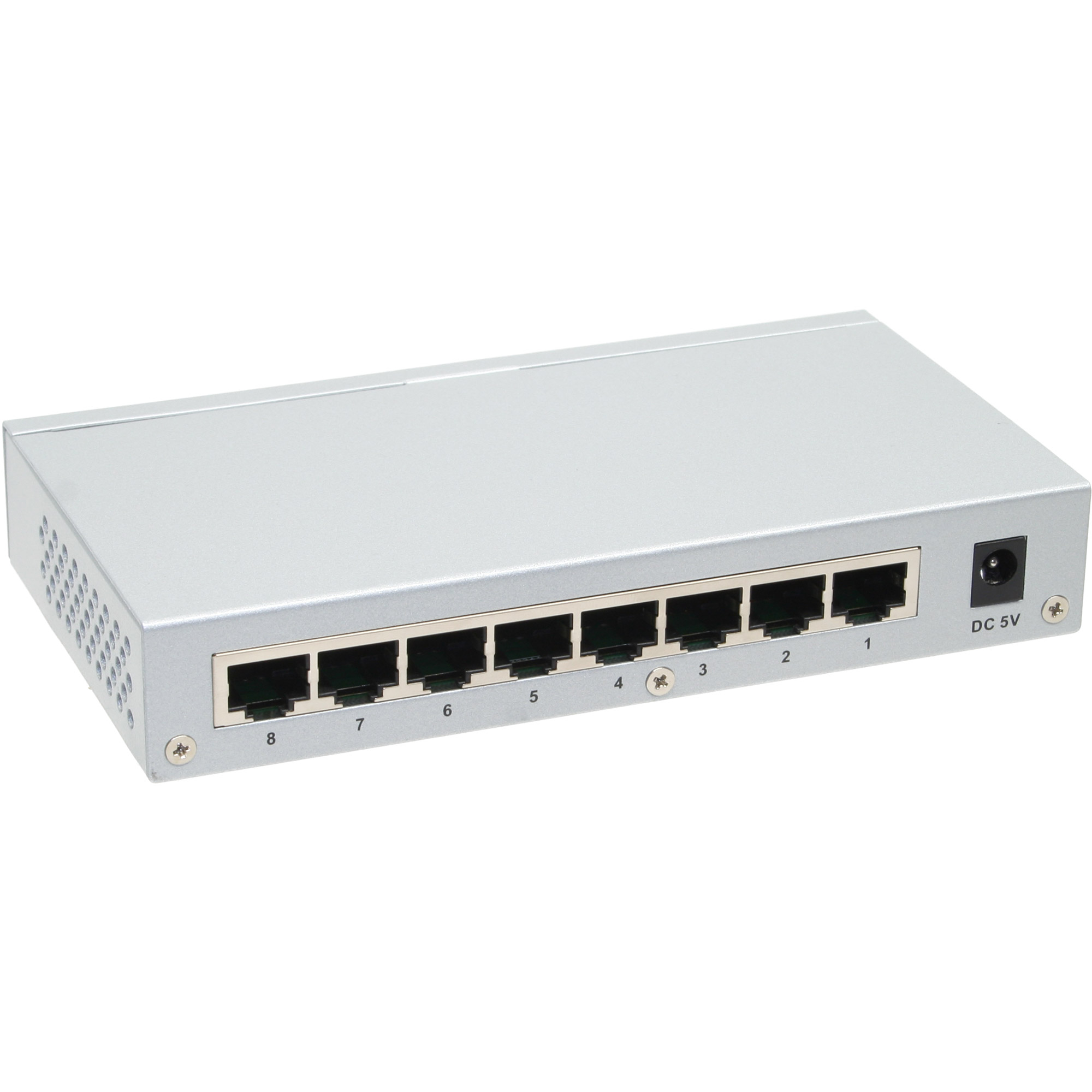 Longshine Gigabit Switch, 5-Port, LCS-GS7105-E Metall