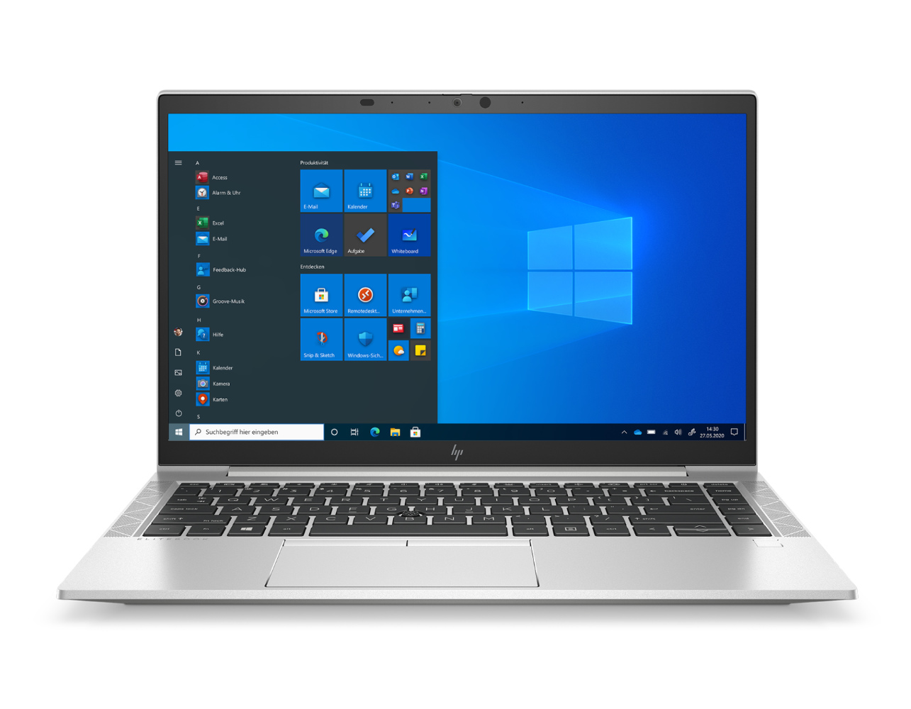 HP EliteBook 840 G7 - 14" (35,6cm) 1920x1080 Core i5-10210U 1,6Ghz 8GB 256GB SSD WebCam WLAN BT Win11Pro